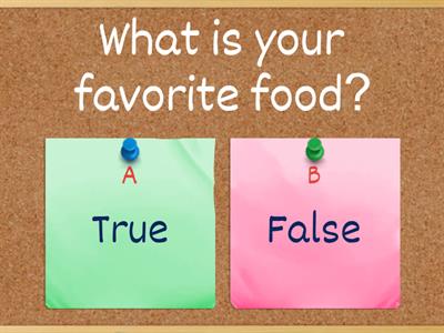 Food questions 