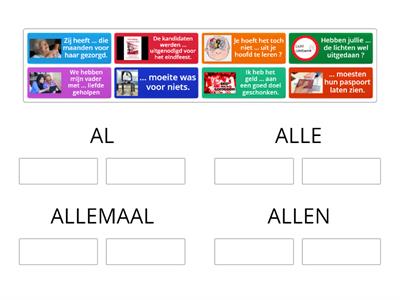 162. al, alle, allemaal, allen