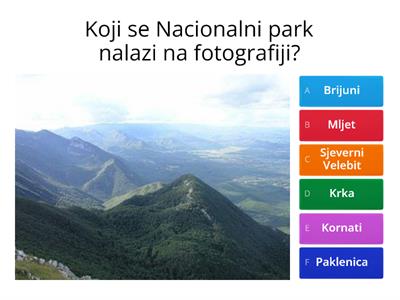 Nacionalni parkovi i Parkovi prirode