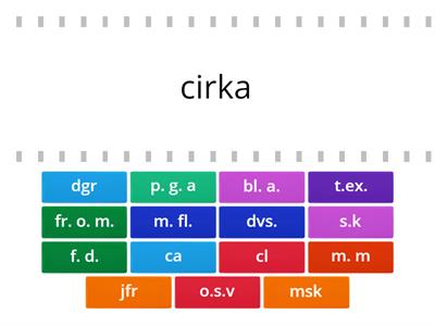 Förkortningar i svenska språket