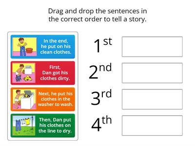 Sequencing Sentences