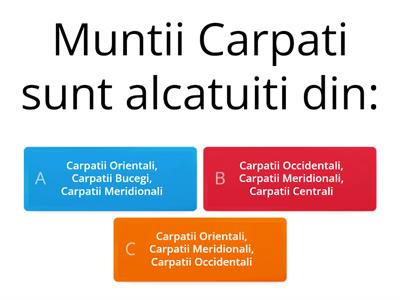 Geografie Muntii carpati - Resurse didactice