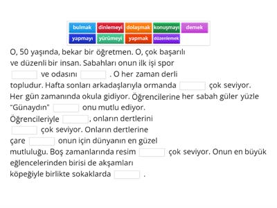 İsim Fiil -mAk, -mA 