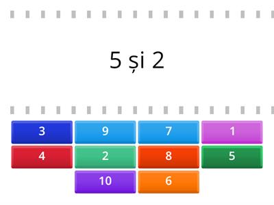  Compunerea  numerelor (1-10)