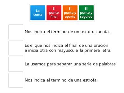 el punto y la coma