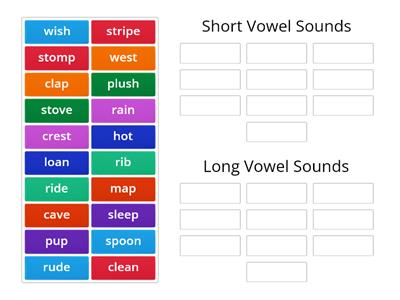 Vowel Sounds - Short and Long