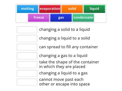  changing of matter