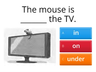 Eyes open 1 starter unit prepositions of place