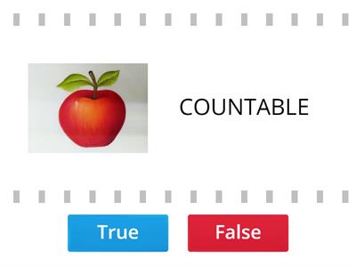 COUNTABLES OR UNCOUNTABLES?