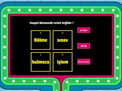 matemetik 4. sınıf DİKKAT