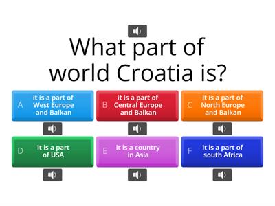 Geographical sights and attractions of Croatia and Portugal