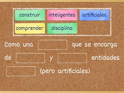 Definición Inteligencia Artificial