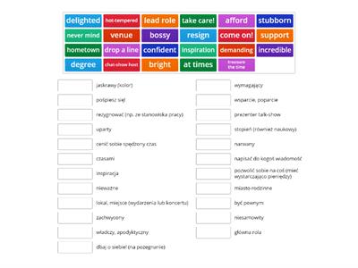 On screen B1 B2 Unit 2 Vocabulary Part I