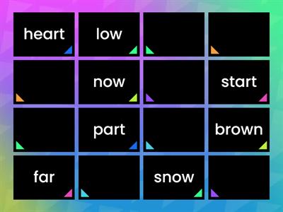 Matching words with sounds Co