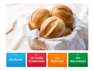 S2 German breakfast quiz