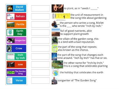 Garden songs and Earth Songs