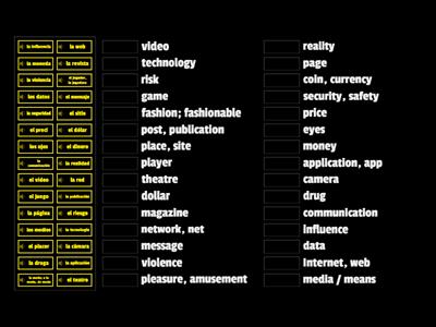 Social Media and Gaming (Foundation) Nouns