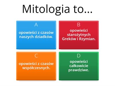 Moja pierwsza mitologia