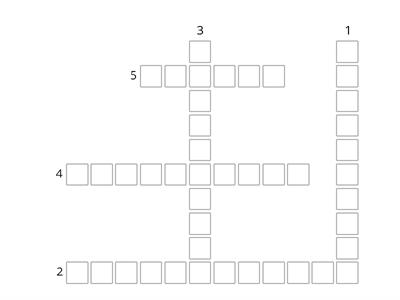 crossword on types of changes