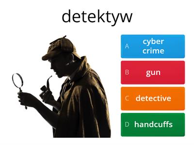 Crime scene investigation - vocabulary