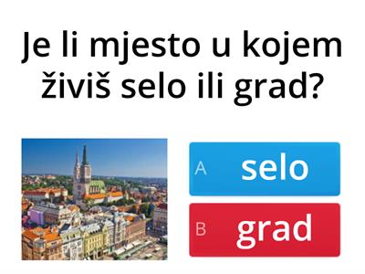 Mjesto u kojem živim - Zagreb