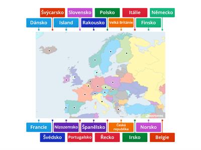 Evropa - státy