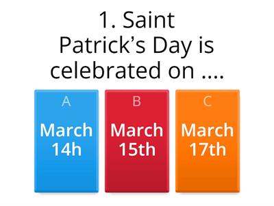 St. Patrick`s Day quiz