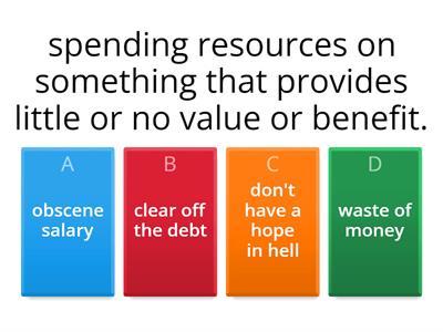 Outcomes Advanced U4 p34 Listening Vocabulary