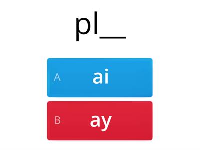 AI or AY Quiz