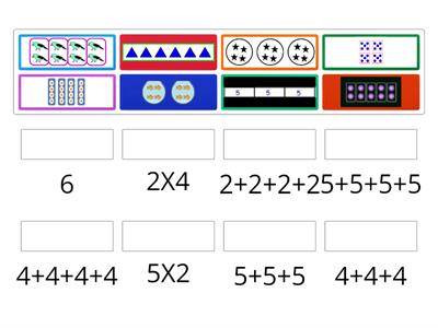 Multiplication / repeated addition 
