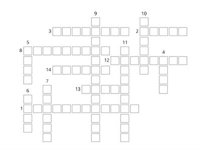 Travel crossword 