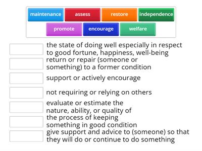 Restorative vocabulary