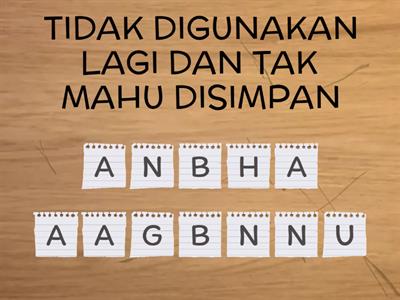 BAHAN BUANGAN