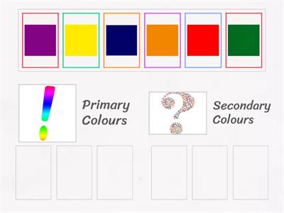 Primary and Secondary Colours