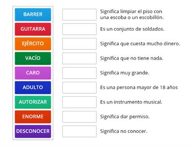 Vocabulario