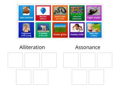 Sorting assonance and alliteration