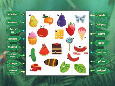 The Very Hungry Caterpillar -  ID Food