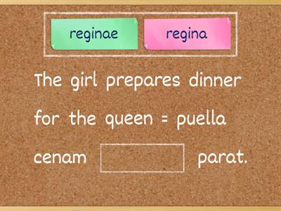 Latin cases 1st declension