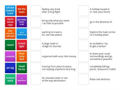 Tourism vocab