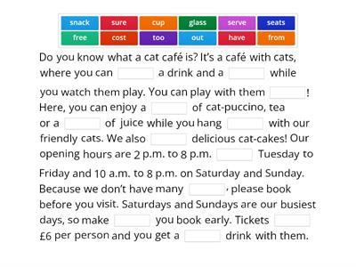 2.5 Welcome to Paws Cat Café!