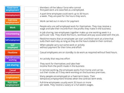 Chapter 18 - Work, employment and volunteerism