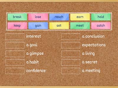 Collocations CAE