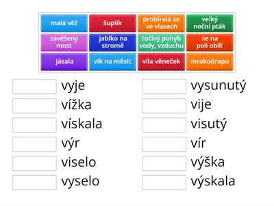 VS po V - těžké dvojice