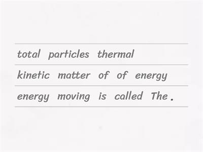 Thermal Energy