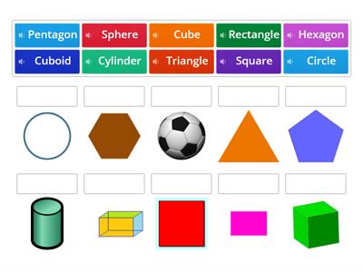 2D and 3D shapes