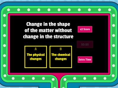 physical and chemical changes