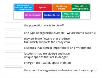 Biodiversity lesson 3