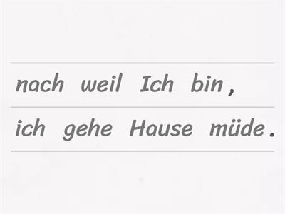 Linie 1/A2.1/L1:Nebensätze mit "weil"