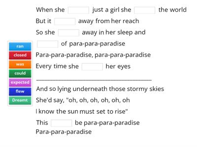 Paradise by Coldplay