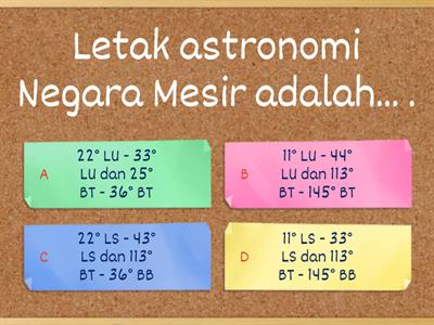 Kondisi alam Negara Mesir